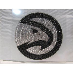 NBA Atlanta Hawks Bling Emblem Adhesive Decal